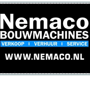 10x Bouwhekdoek voorzien van logo / afbeelding