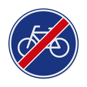 Verkeersbord G12 - Einde fietspad