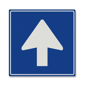 Verkeersbord C03 60 x 60 - Eenrichtingsweg