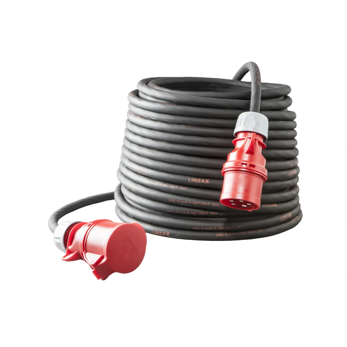 3 x Verlengkabel 5 x 4 mm² 25 meter 400 volt