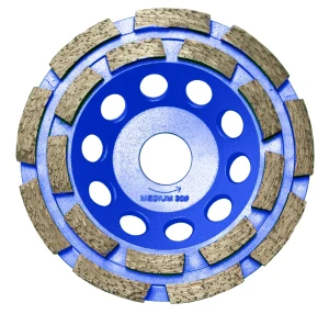 Komschijf Pristis segment 125 mm medium blauw