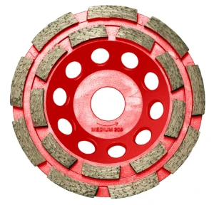Komschijf Pristis segment 125 mm zacht rood