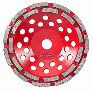 Komschijf Pristis segment 180 mm soft rood