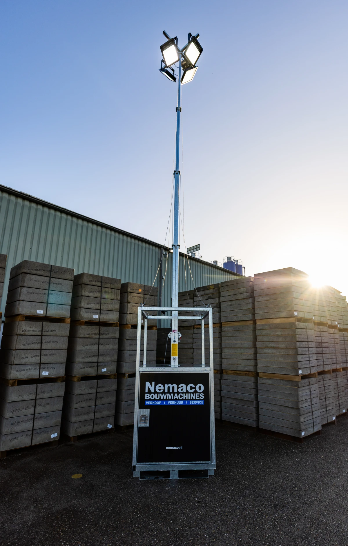 Sirius Pro mobiele lichtmast
