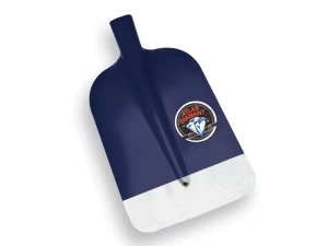 Betonschopblad Atlas Diamant 1/2 gehard blauw gelakt en ronde hoeken