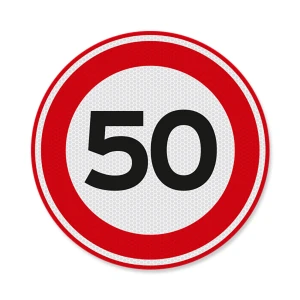 Verkeersbord A01 - 50  / Maximum snelheid 50 km