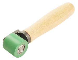 Aandrukrol 40mm siliconen dubbel gelagerd groen