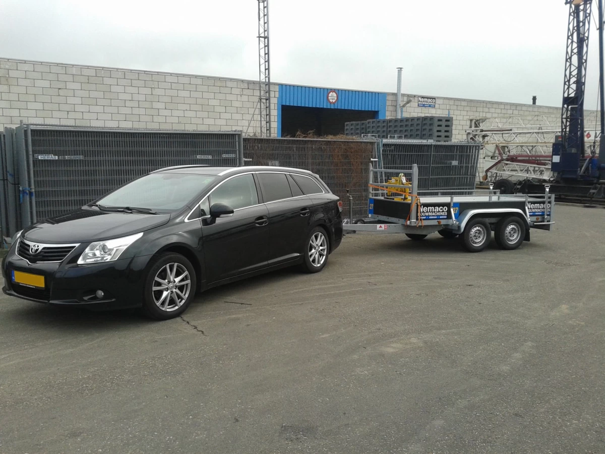 Aanhanger tandemasser 2000kg