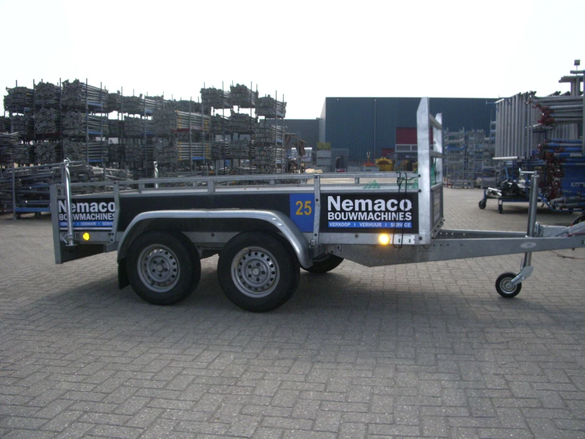 Aanhanger tandemasser 2000kg