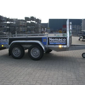 Aanhanger tandemasser 2000kg