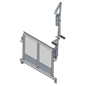 Afrijklep 0,60 cm t.b.v. bouwlift A32-A34 De Jong