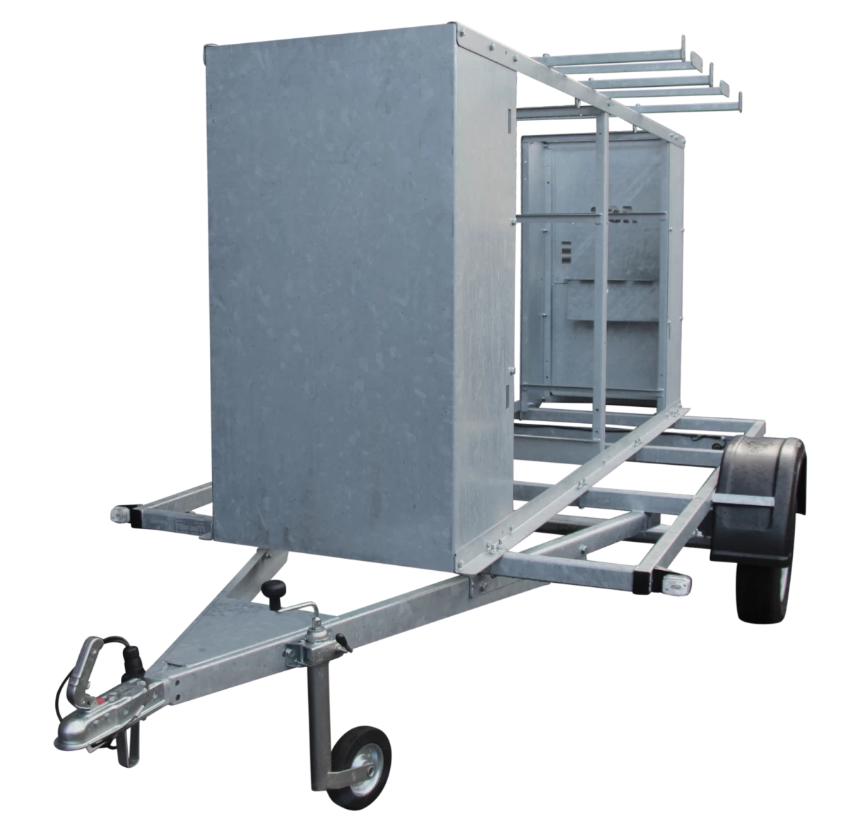 Afsluitbare rolsteiger aanhanger X Carrier 250 ASC