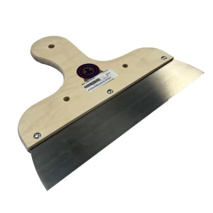 Spackmes 25 cm houten greep melkmeisje