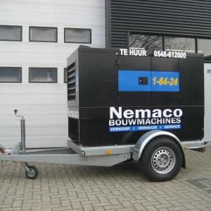 Aggregaat 40 KVA aanhanger model