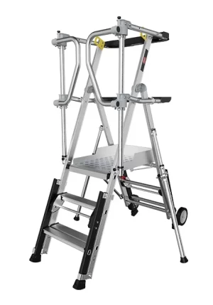 Platformtrap RolGuard 3/4 treden telescopisch verstelbaar Altrex