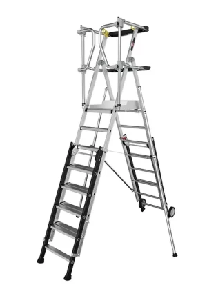 Platformtrap RolGuard 8/11 treden telescopisch verstelbaar Altrex