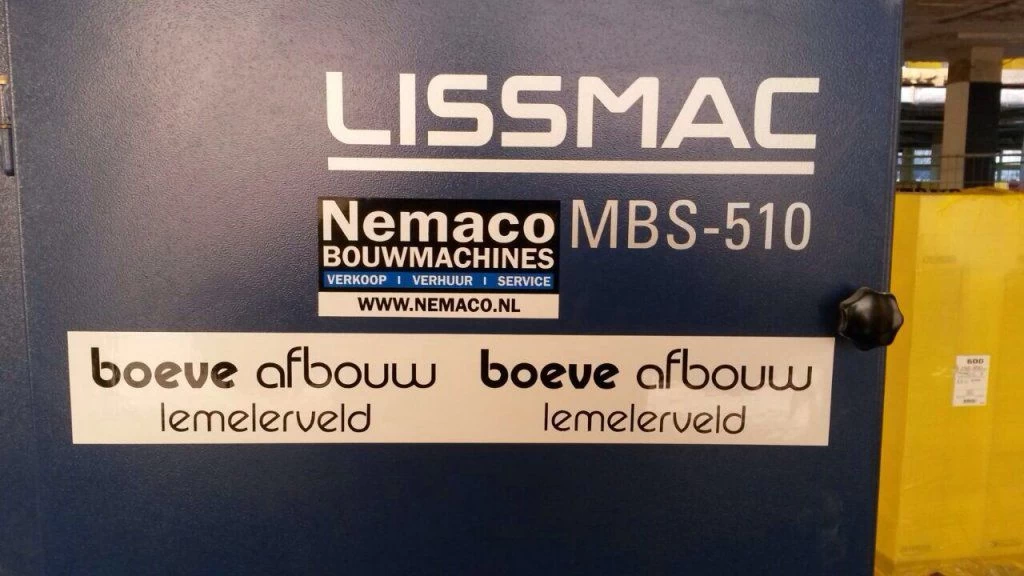 Bandzaag MBS510 Lissmac voor gasbeton