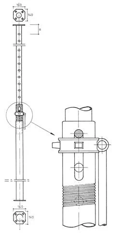 Betonstempel AS 550 310 x 550 cm