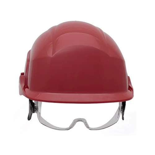 Bouwhelm Centurion geventileerde helm + geïntegreerde bril