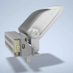 Bouwlamp LED armatuur klasse I met driver op montagebeugel Fenon