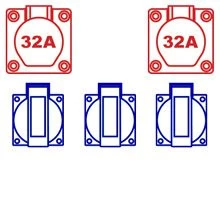 Bouwmeterkast 40A Keraf KEM 4003