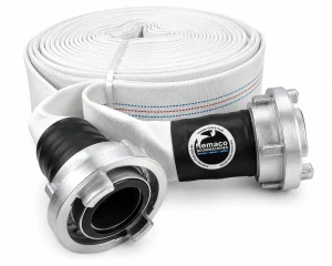 Brandweerslang 2" wit 20 meter met storzkoppeling