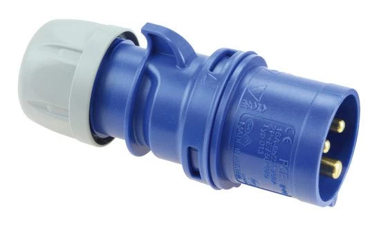 CEE stekker 230 volt 3P 16A Keraf