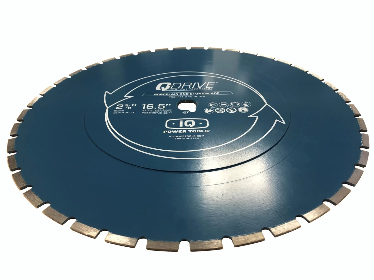 Diamantzaagblad 420 mm iQDrive Silentcut Porselein en steen.