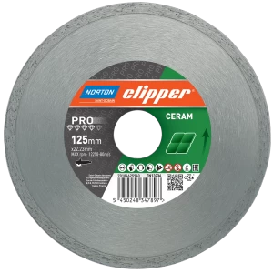 Diamantzaagblad Norton Clipper Pro Ceramic 125 x 22,23 mm