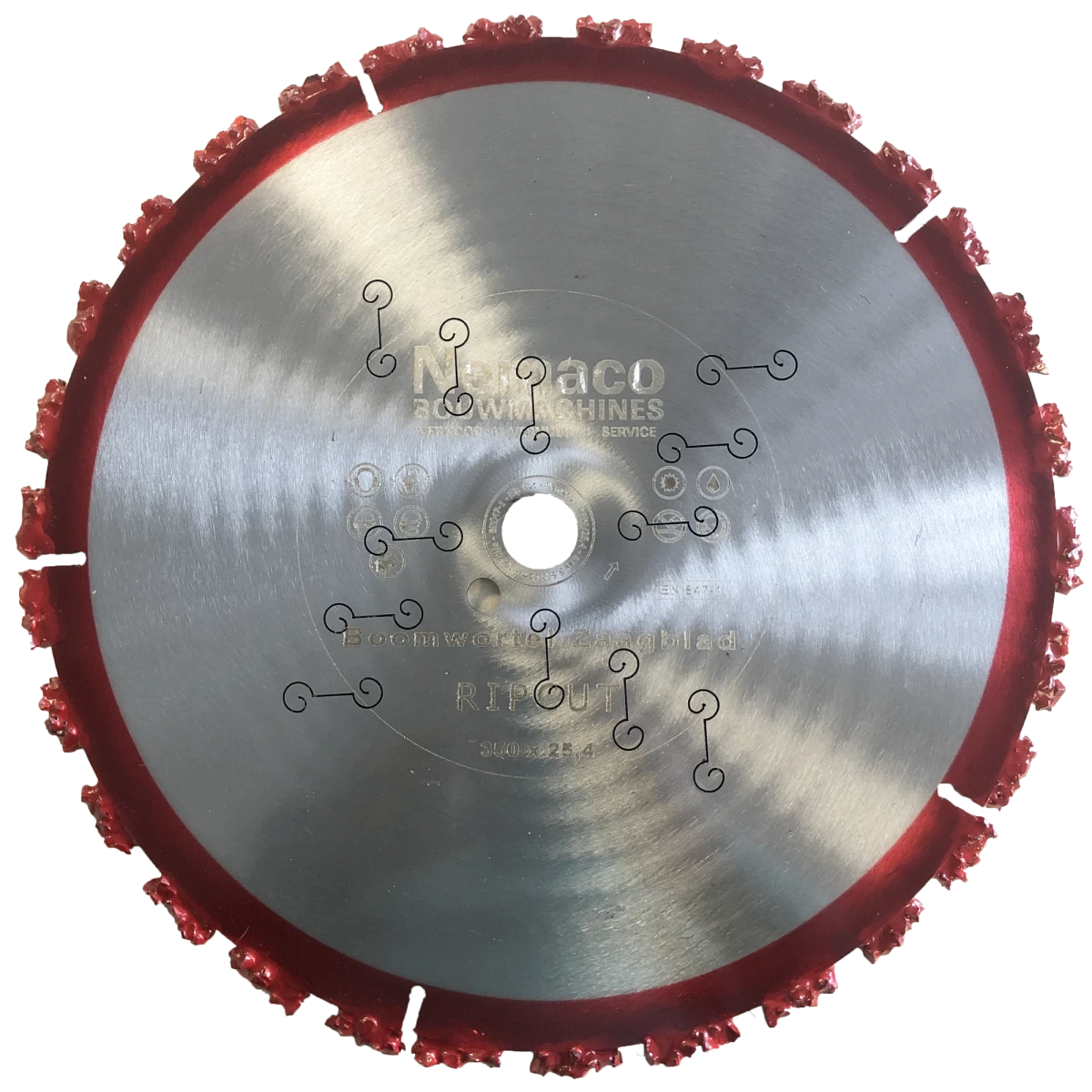 Diamantzaagblad voor boomwortels en dakleer 350 x 25,4 mm Nemaco