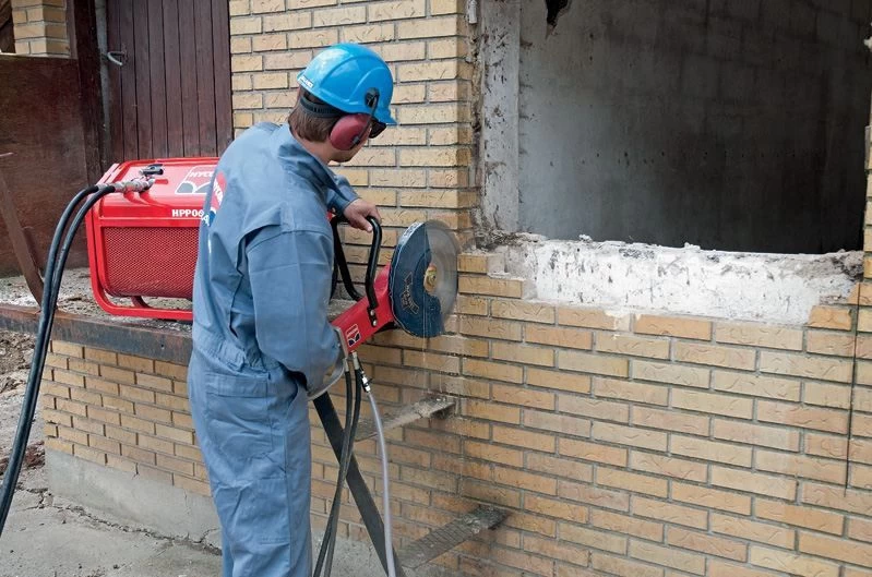 Doorslijper hydraulisch