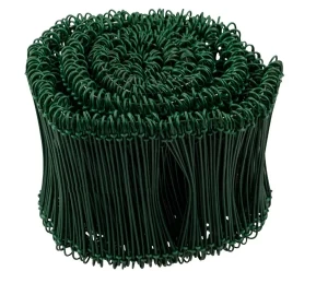 Drilbinders 140 mm geplastificeerd groen