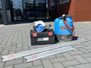 Flex CS60 Wet cirkelzaag incl. Delphin watertank gebruikt