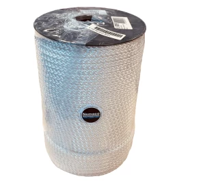Gevlochten nylon touw 8mm wit 100 meter