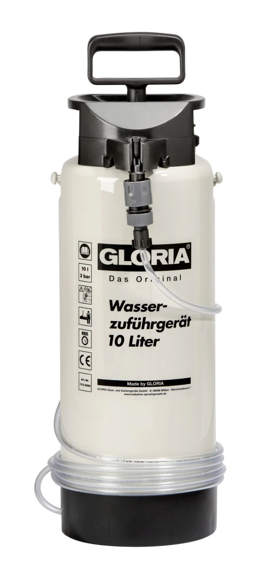 Gloria kunststof watertoevoerapparaat drukvat type 10