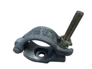 Halve boutkoppeling verzinkt 76.1 mm