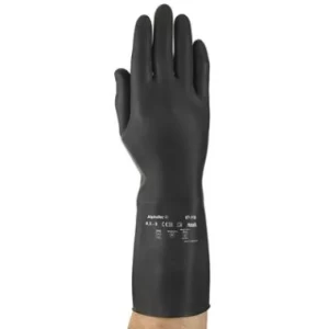 Handschoen zwart chemisch bestendig