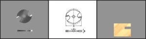 HW Groefzaagje B=4,0mm D=40mm