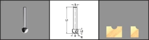 HW Holprofielfrees R=5,5mm
