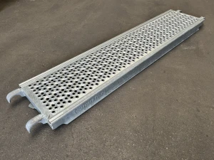 Stalen vloerdeel 0.32 x 1.50 meter buisoplegging