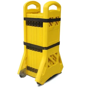 Kunststof mobiel vouwhek 17-delig Caddy