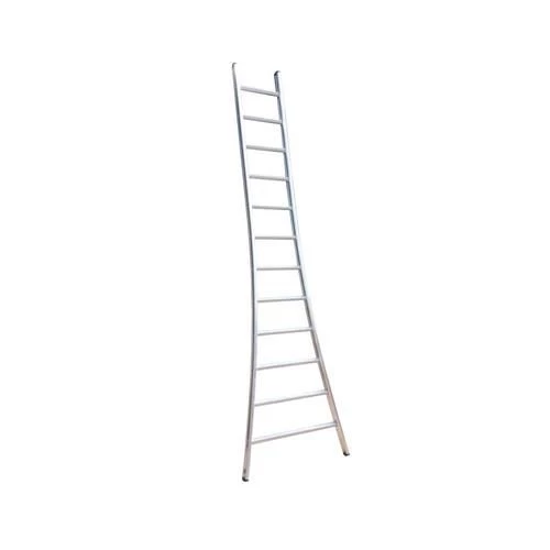 Ladder enkel uitgebogen 1x16 sporten 4,25 m