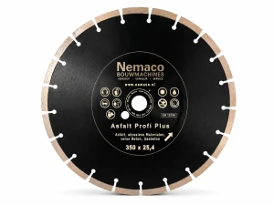 Nemaco diamantzaagblad asfalt 350 x 25,4 mm