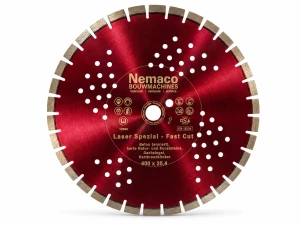 Nemaco diamantzaagblad beton 400 x 25,4 mm extra snel