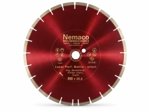 Nemaco diamantzaagblad beton 500 x 25,4 mm extra stil