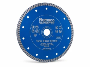 Nemaco diamantzaagblad keramiek 180 x 22,23 mm