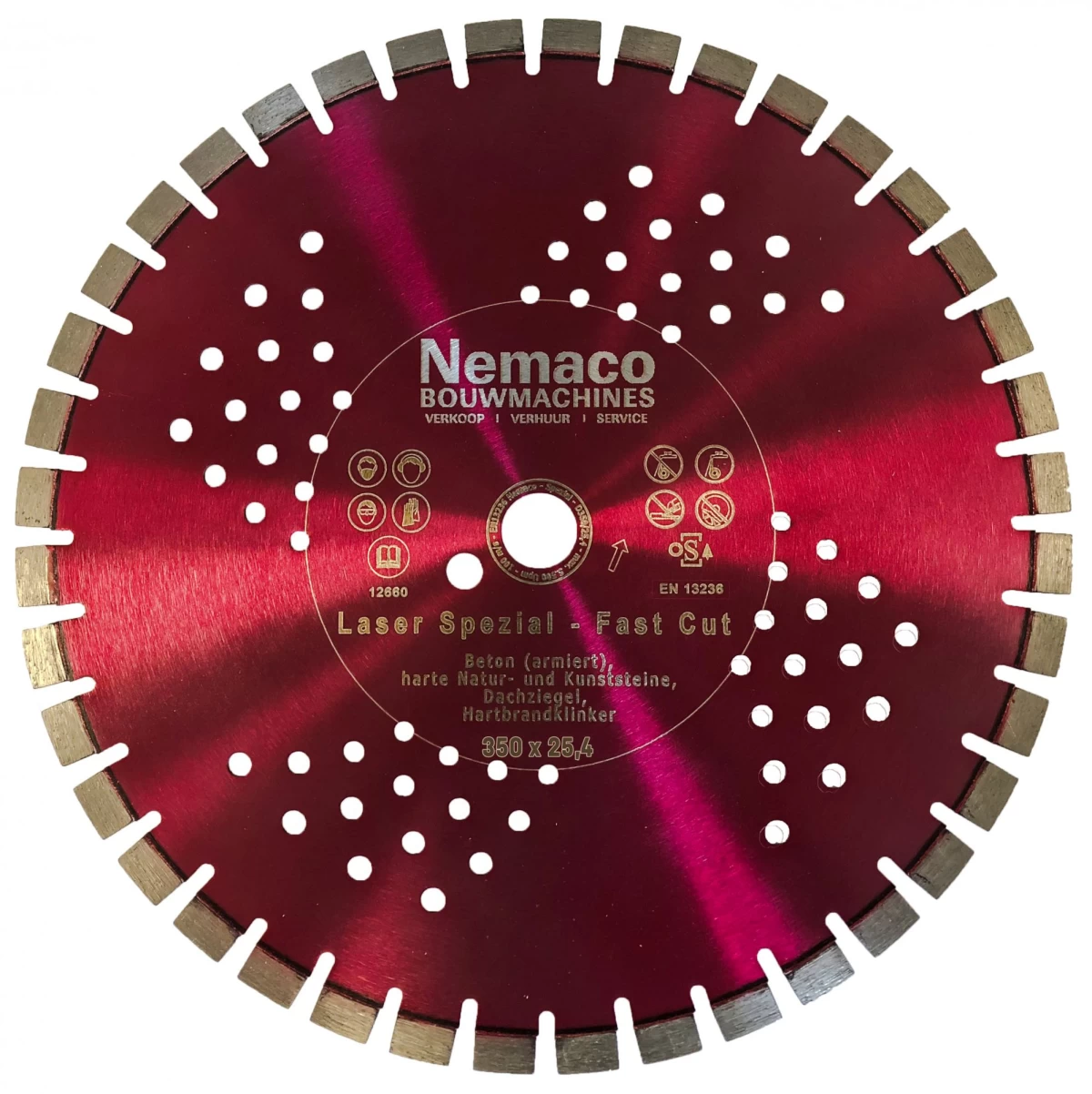 Nemaco Diamantzaagblad laser Spezial - Fast Cut 350 x 25,4