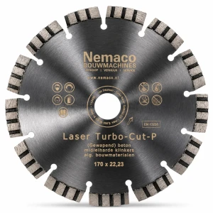 Nemaco Diamantzaagblad laser Turbo Cut P 170 x 22,2