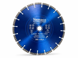 Nemaco diamantzaagblad universeel 300 x 25,4 mm