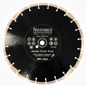 Nemaco diamantzaagblad asfalt 350 x 25,4 mm